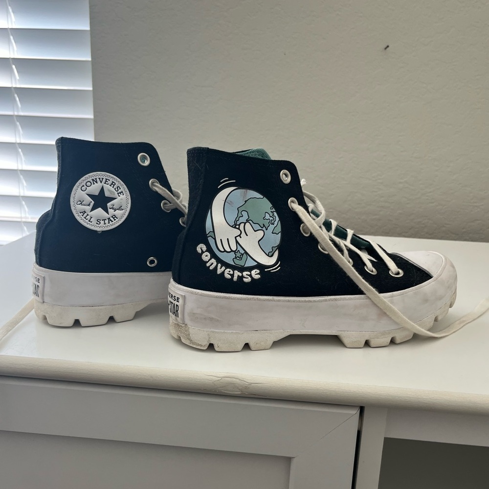 Converse “LOVE YOUR MOTHER” Earth high tops